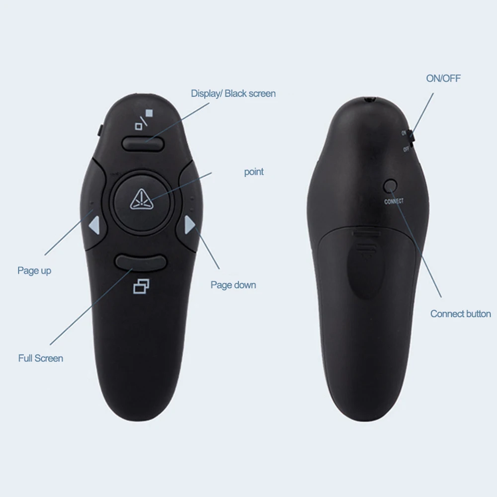 Laser Pointer Presenter - 2.4 جيجا هرتز اللاسلكية USB مقدم