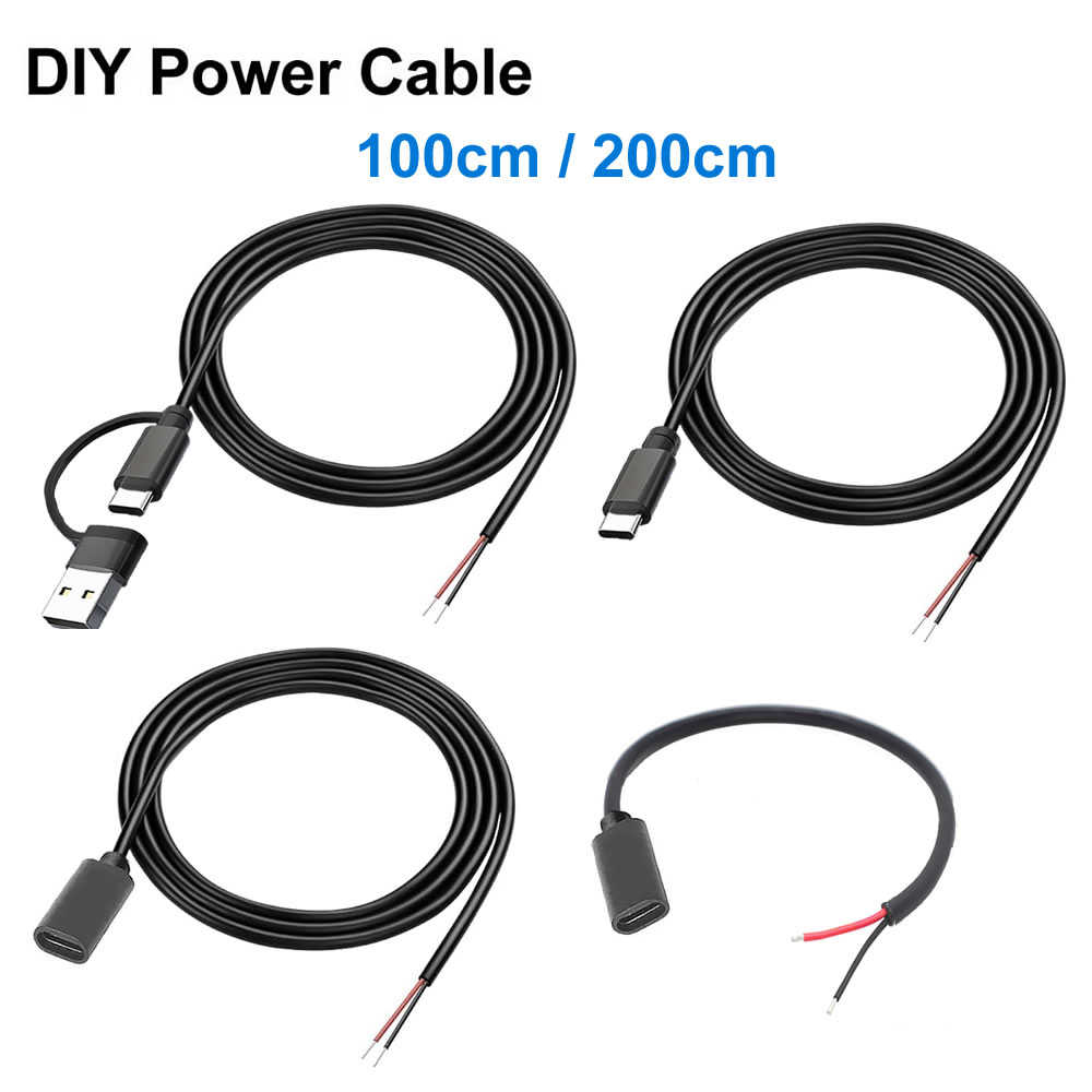 Diy Electronics Gadgets - تيار مستمر 2 دبوس كابل الطاقة