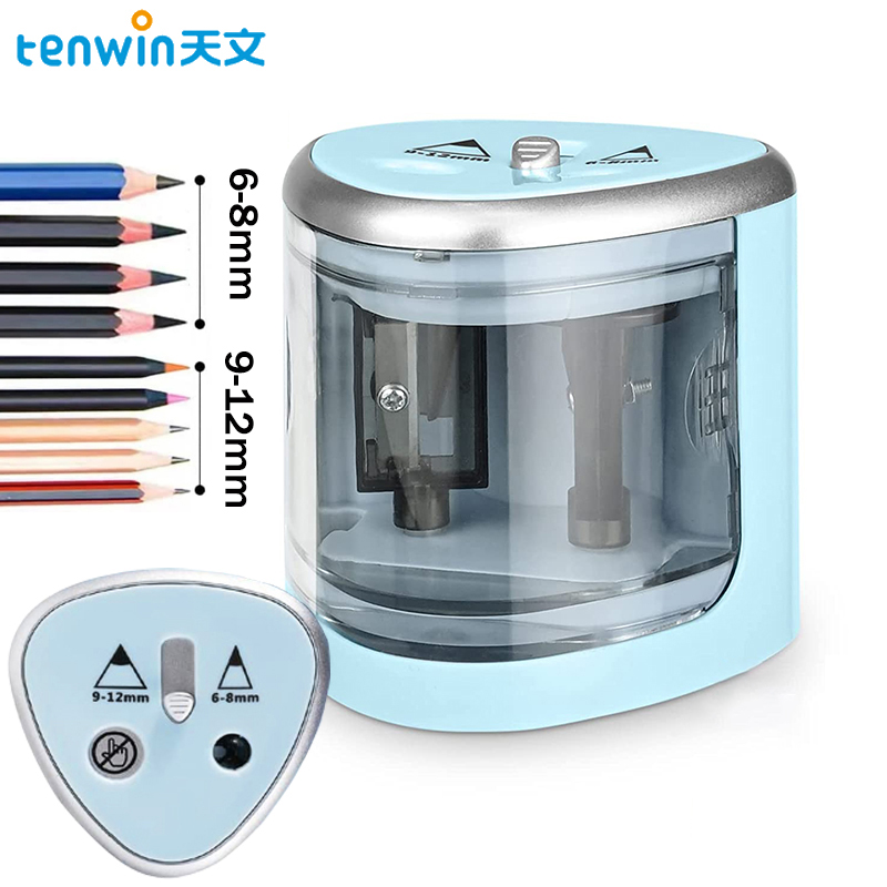 Electronic Gadgets For Home - Tenwin جديد اثنين حفرة الكهربائية مبراة