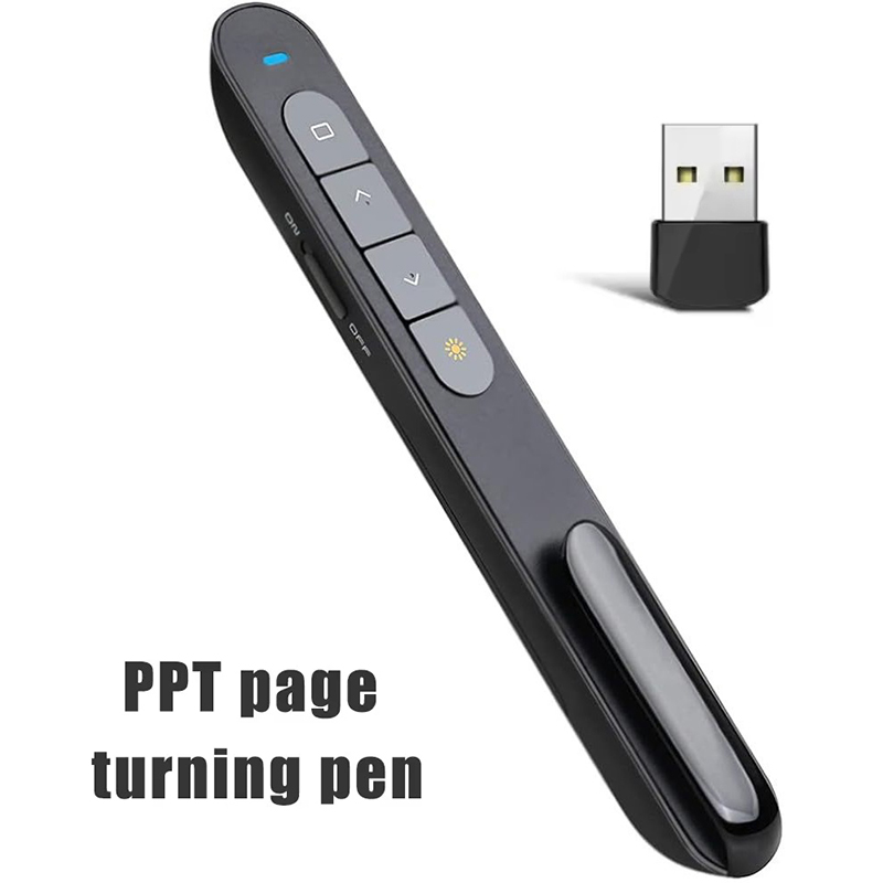 Laser Pointer Presenter - مؤشر عرض ليزر 2.4G USB قلم