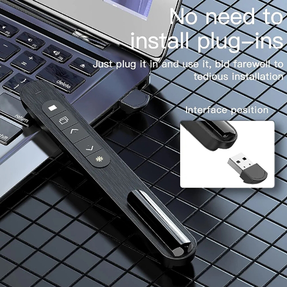 مقدم لاسلكي صفحة الليزر الأحمر - مراجعة Laser Pointer Presenter وسعره