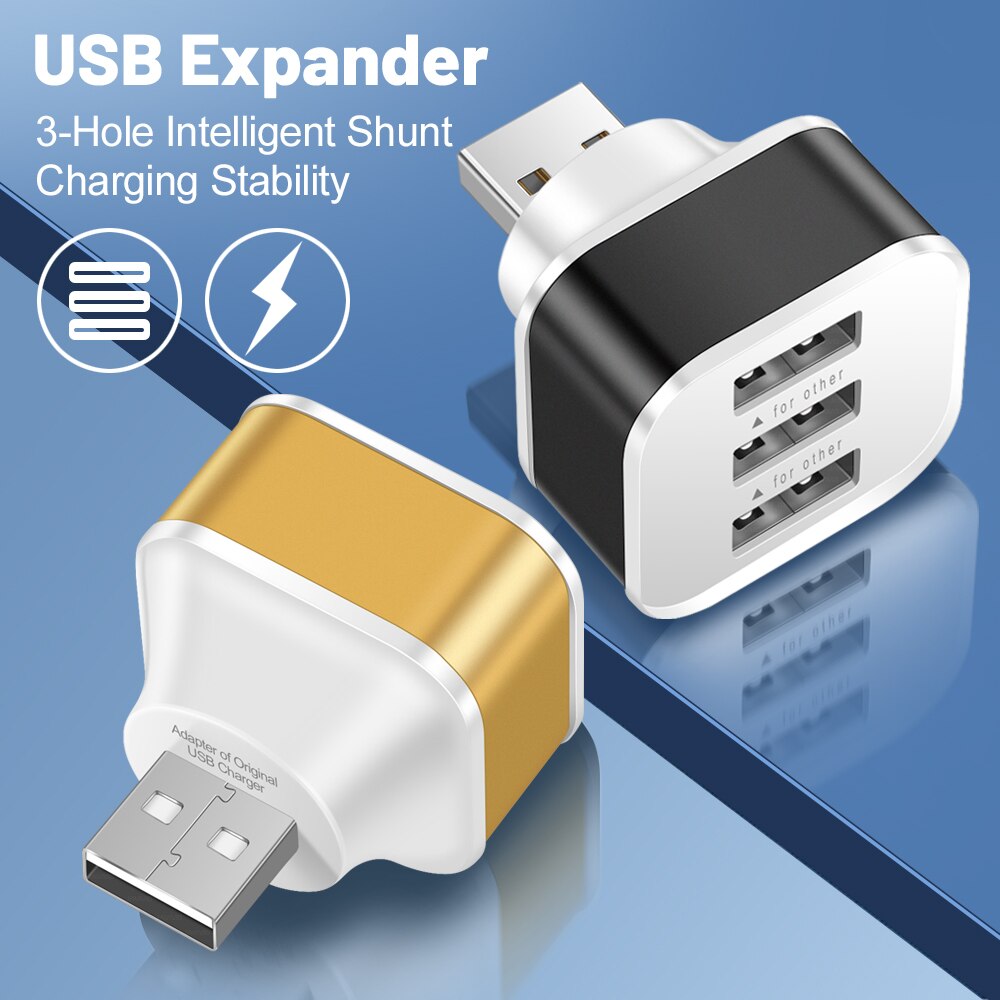 محول USB بثلاثة منافذ، 3 في 1، - مراجعة Electronics Gadgets For Car وسعره