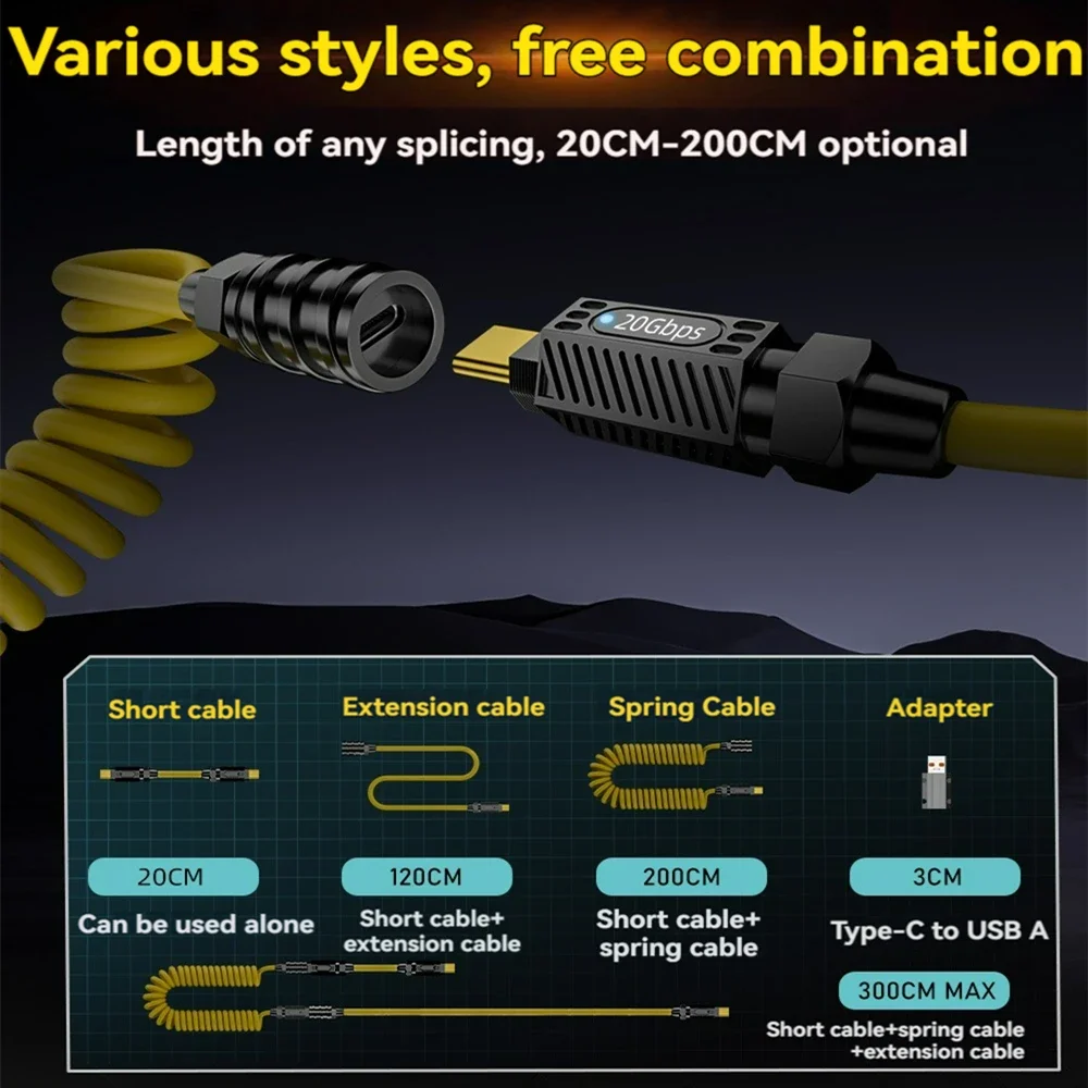 كابل بيانات 7in1 USB C Geek لت - مراجعة Diy Electronics Gadgets وسعره