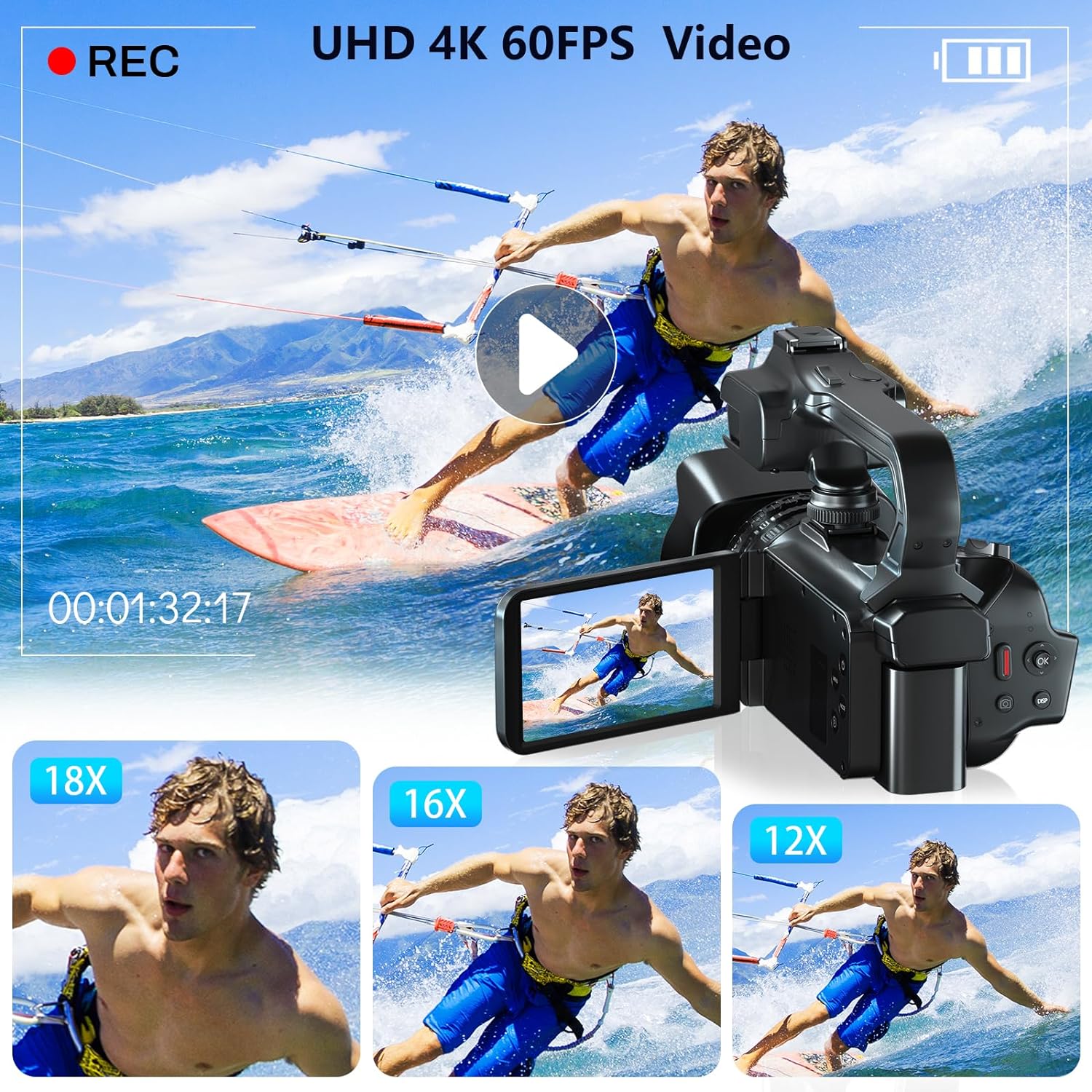 كاميرات فيديو احترافية 4K للتص - مراجعة Electronic Gadgets For Home وسعره