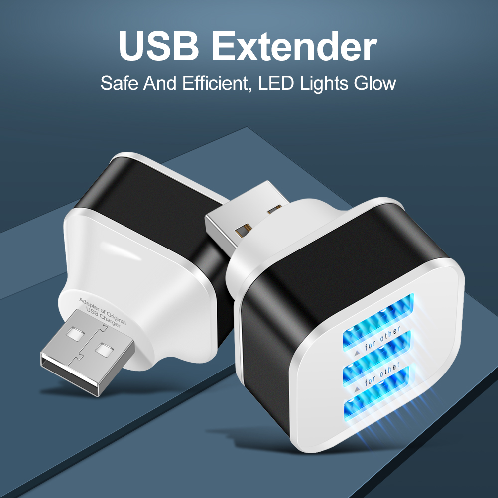 3 منافذ USB فتحات محول موسع US - مراجعة Electronics Gadgets For Car وسعره