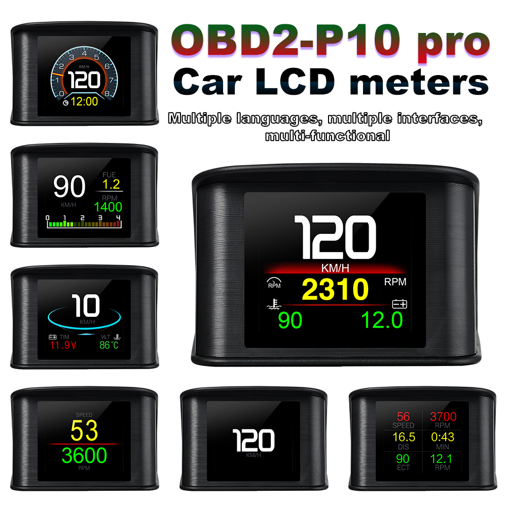 جهاز قياس رقمي ذكي OBDII P10 P - مراجعة Electronics Gadgets For Car وسعره