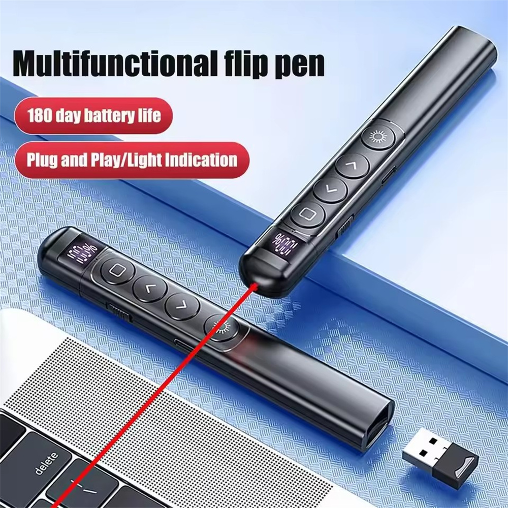 قلم عرض تقديمي لاسلكي بتقنية R - مراجعة Laser Pointer Presenter وسعره